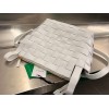 Bottega Veneta White Bowling Cassette bag