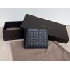 Bottega Veneta woven black leather wallet