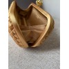 Bottega Veneta Gold Knot Clutch Bag