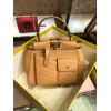 Fendi Peekaboo Pocket Yellow Bag