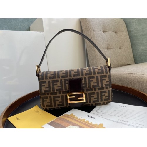 Fendi Baguette Vintage Bag with Gold Hardware