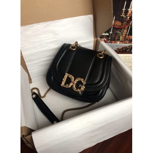 Dolce & Gabbana Black DG Amore bag