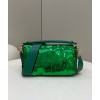 Fendi Baguette Medium Green Sequined Bag