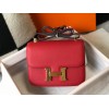 Hermes Constance 24 Red Epsom Gold Bag