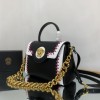 Versace LA MEDUSA small black hand bag