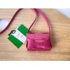 Bottega Veneta Mini Cassette Pink Leather Bag