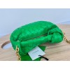 Bottega Veneta Mini Jodie Chain Hobo Green Woven Bag