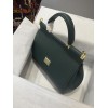 DOLCE & GABBANA Small Green Dauphine Sicily Bag