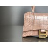 Balenciaga hourglass beige crocodile bag