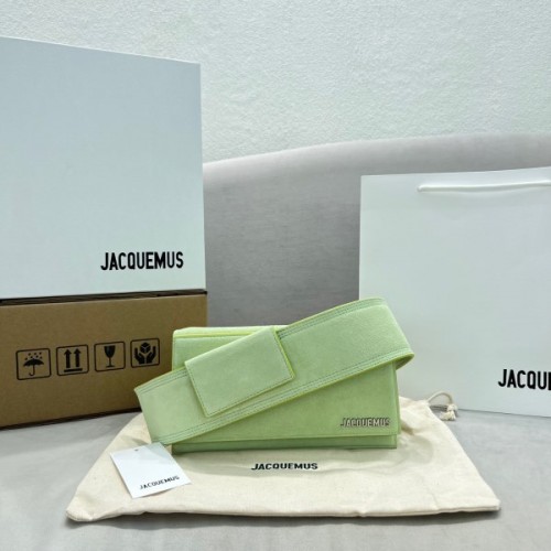 Jacquemus Le Messenger green shoulder bag