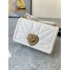 Dolce & Gabbana White Devotion Shoulder Bag