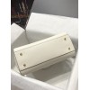 DOLCE & GABBANA Small White Dauphine Sicily Bag