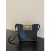 Fendi Way small leather tote black