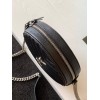 YSL Vinyle round camera black - silver bag