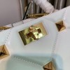 Valentino small Roman Stud White Nappa Leather Bag