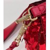 Fendi Baguette Medium Red Sequined Bag