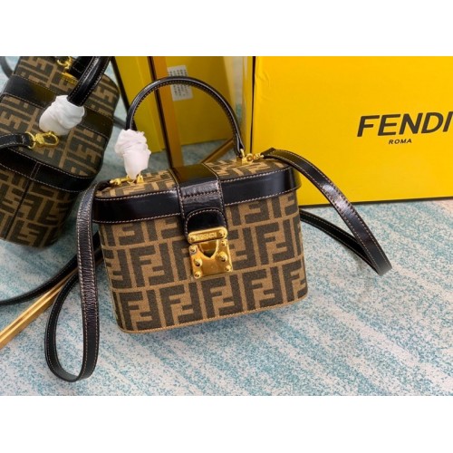 Fendi monogram FF brown box