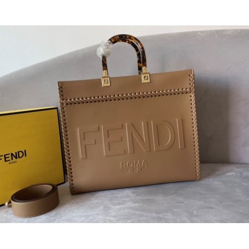 Fendi tote sunshine brown medium bag