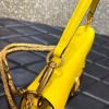 Valentino Garavani Locò yellow large bag