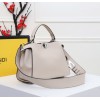 FENDI Peekaboo white tote bag