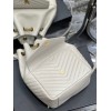 YSL Saint Laurent Joe drawstring quilted white backpack