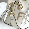 Fendi MON TRESOR white FF leather bag