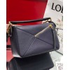 Loewe Tan Grained Small Puzzle Bag