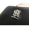 BURBERRY Medium Leather TB Shoulder Bag