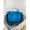 Givency Small Antigona Soft Bag In Deep Blue Leather