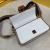Fendi Baguette white medium brown trap