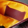 Goyard pouch dark red bag
