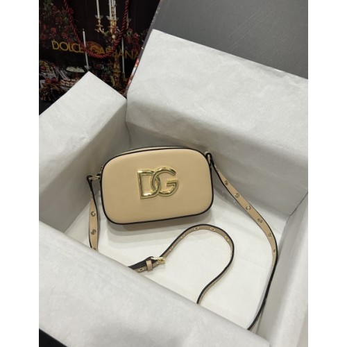 DG camera beige shoulder bag