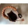 Fendi MON TRESOR brown twist handle bag