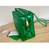 Bottega Veneta Green Loop Camera metallised leather Bag