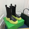 Bottega Veneta Boots in Black/ Green