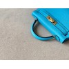 Hermes Kelly Mini Blue Leather