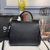 DOLCE & GABBANA Sicily Small Tote Black Bag