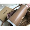 BURBERRY Medium Leather TB White Shoulder Bag