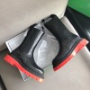 Bottega Veneta Boots in Black/ Red