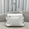 Balenciaga superbusy white leather bag