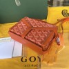 Goyard Minaudiere Coated Orange Canvas Bag