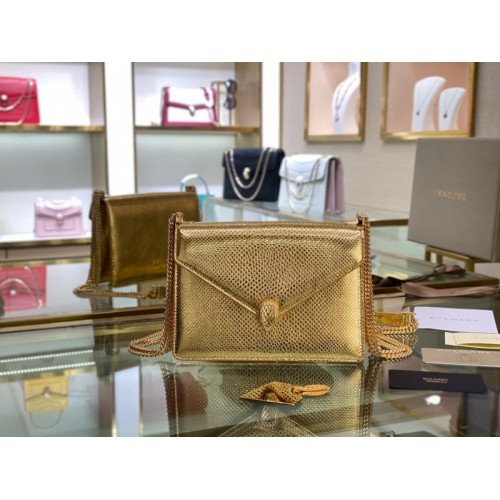 Blvgari Serpeti Multichain Gold Bag