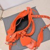 Balenciaga orange cagole XS handle bag