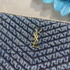 YSL pouch denim bag