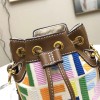 Fendi MON TRESOR multicolor leather bag
