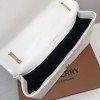 Burberry quilted Lola crossbody bag white