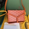 Goyard Minaudiere Coated Orange Canvas Bag