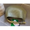 Bottega Veneta Sardine Intrecciato Napa Green Top-Handle Bag