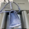 Balenciaga denim hourglass 23cm