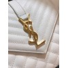 YSL ENVELOPE White MEDIUM BAG